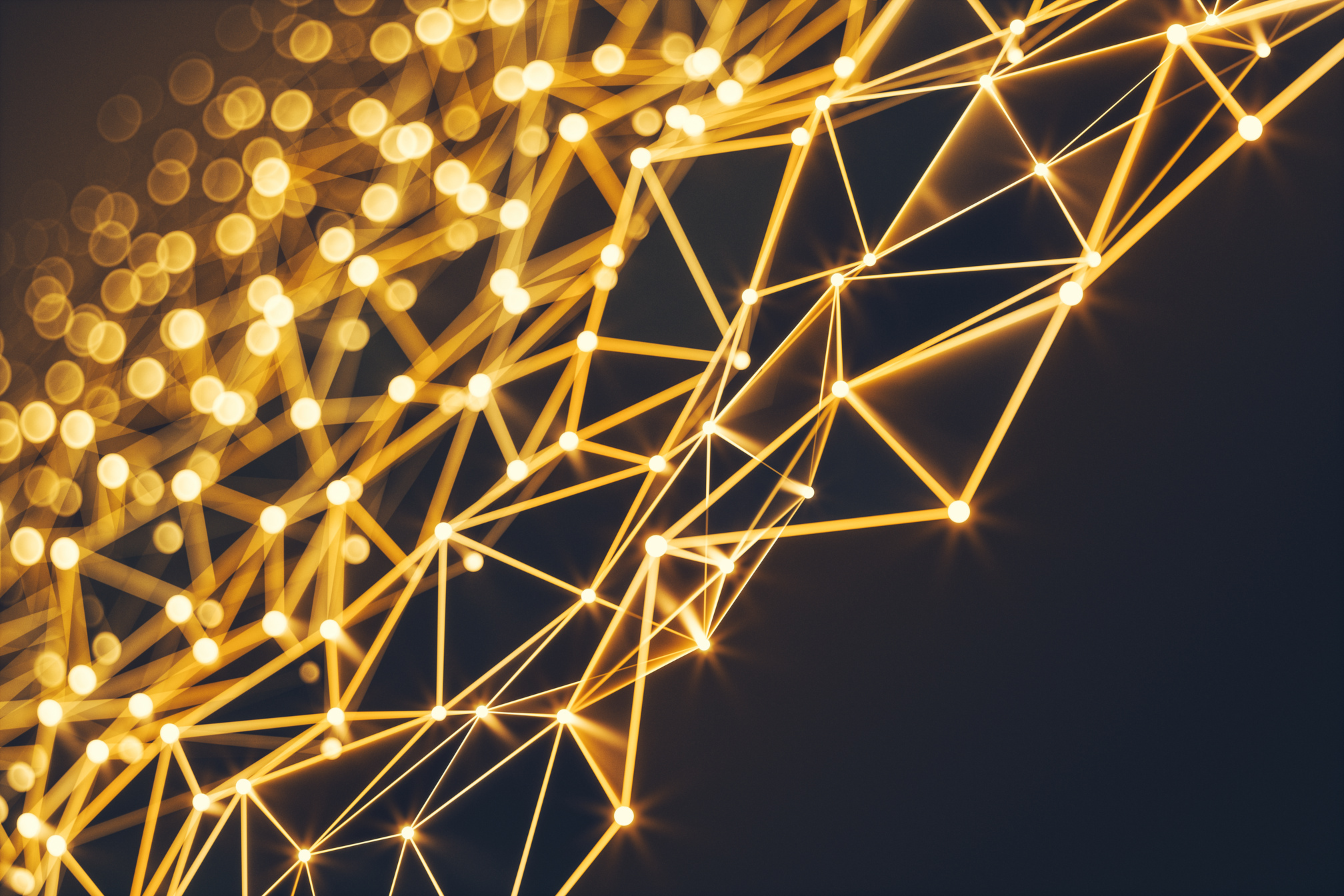 Abstract Connections Technology Background